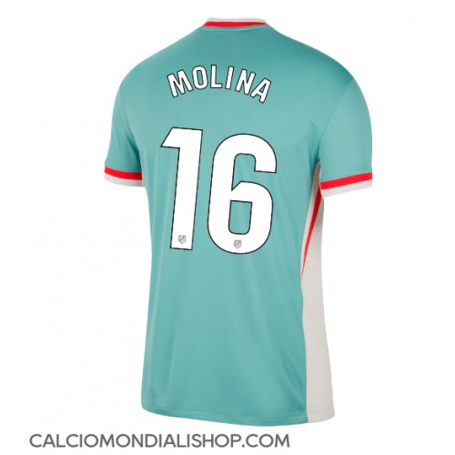 Maglie da calcio Atletico Madrid Nahuel Molina #16 Seconda Maglia 2024-25 Manica Corta